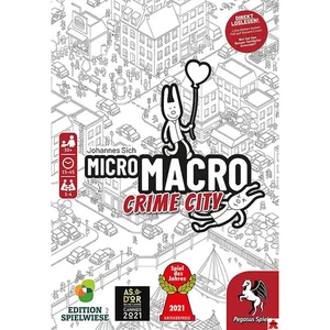 MicroMacro Crime City Board Game Tabletop Gaming Party Game Christmas Gift - Picture 1 of 1