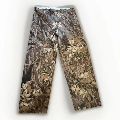 Hodgman Pants Mens Medium Hunting Water Resistant Camo Mossy Oak PVC PolyBacking - Image 1 of 4