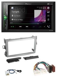 Pioneer 2DIN MP3 DAB USB Bluetooth Autoradio für Toyota Verso 2009-2018 silber - Bild 1 von 8