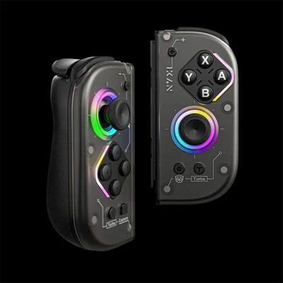 NYXI Hyperion 2 Wireless Black RGB Controller & Charging Grip Nintendo Switch - Image 1 of 4