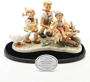 MINT MI HUMMEL 2190 HARVEST TIME w/ BASE COA ORIGINAL BOX NO CRAZING #56 Of 1000 - Picture 1 of 7