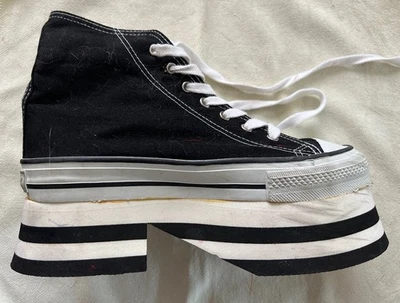 Women's High Top Platform Tennis Shoes Harajuku Style - Image 1 of 4