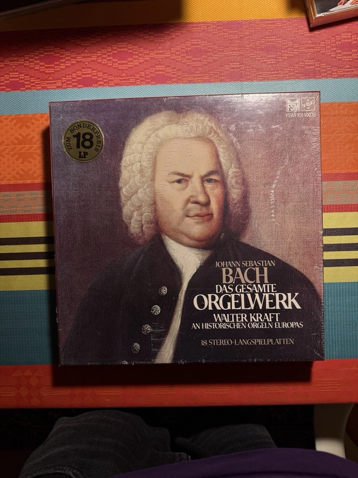 Neu J S Bach  Walter Kraft ‎ Das Gesamte Orgelwerk 18 LP box  FSM 101 VXDS - Bild 1 von 1