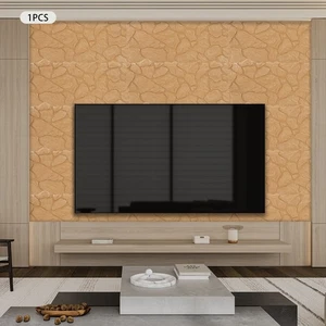 3D Faux Stone Wall Panel for Interior Exterior Decor PU Wall Panel Light Brown - Picture 1 of 7