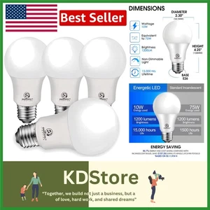 BrightEnvy 75W LED Bulbs (4-Pack) – Soft White, Energy Efficient, Certified - Picture 1 of 9