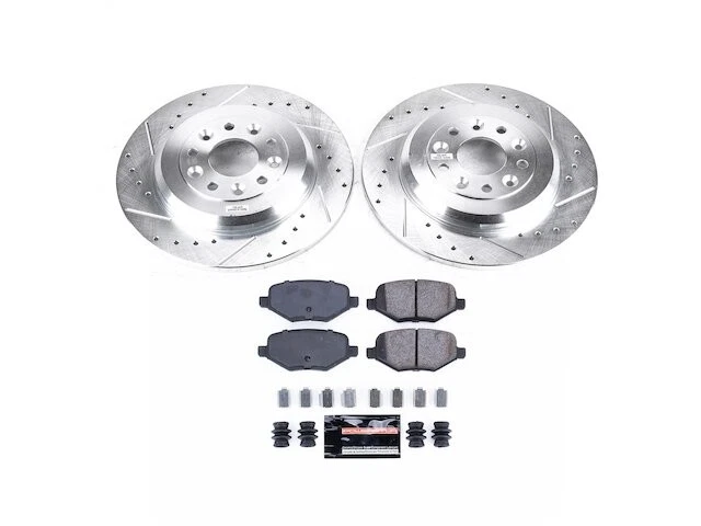Kit de pastillas de freno trasero y rotor para Lincoln MKT 2010-2019 2011 2012 2013 FY318VH Foto 1 de 1
