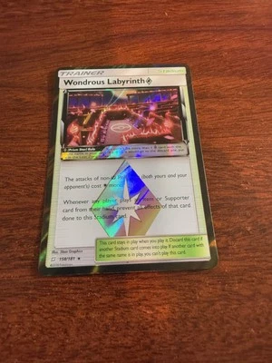 2019 Pokemon Wondrous Labyrinth Prism Star 158/181 Sm-Team Up Holo - Image 1 of 2