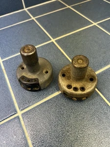 2-Vintage VW German Round Dimmer Switch FOR REBUILD 356 Oval Bug Barndoor Bus - Picture 1 of 4