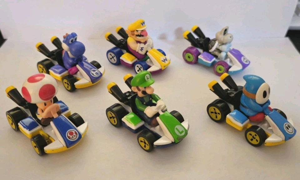 Super Mario Kart Hot Wheels Lote Die Cast Lote De 12 Coches Foto 1 de 4