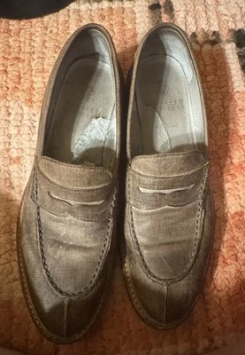 Mocasines Brunello Cucinelli para mujer 38,5 8,5 cuero marrón leer Foto 1 de 4