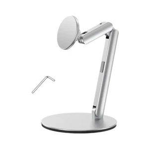 Strong Aluminum Phone Holder Adjustable Height Angle Stable Desk Mounting - Picture 1 of 10