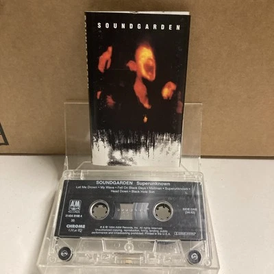 SOUNDGARDEN Superunknown 1994 A&M Records Cassette great shape - Image 1 of 4