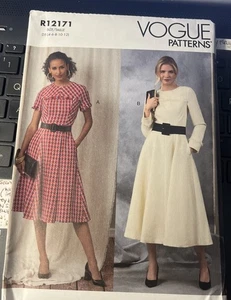 Vogue Pattern 12171 Misses' Dress with Sleeve & Length Variations Size 4-12 - Imagen 1 de 3