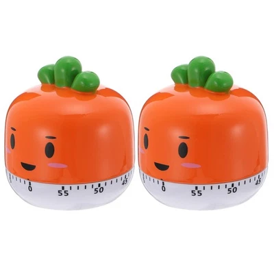  2 Pcs Analog Kitchen Timer Mechanical Cooking Manual Animal Shape - Image 1 of 4