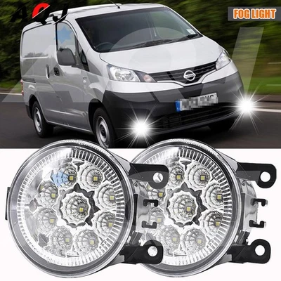 For Nissan NV200 2013-2021 Front Bumper Driving Fog Lights Lamps Pair LH RH Foto 1 de 4