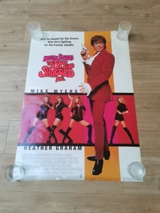 AUSTIN POWERS THE SPY WHO SHAGGED ME ROLLED POSTER MIKE MYERS HEATHER GRAHAM - Foto 1 di 3