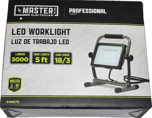 LED Work Light, 18/3, 5000 Lumens, 52-Watts - WL60050ME - Picture 1 of 2