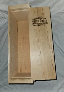 Smith Creek Moonshine Wooden Wine Bottle Box with Slide Open Lid - Picture 1 of 4