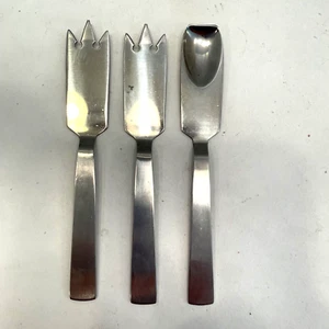 Vintage Capri Edelstahl Hors D'ouevre Vorspeise Servierutensilien X3 Italien - Bild 1 von 4