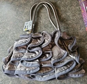 ALDO Handle Handbag Ruffle Purse - Picture 1 of 4