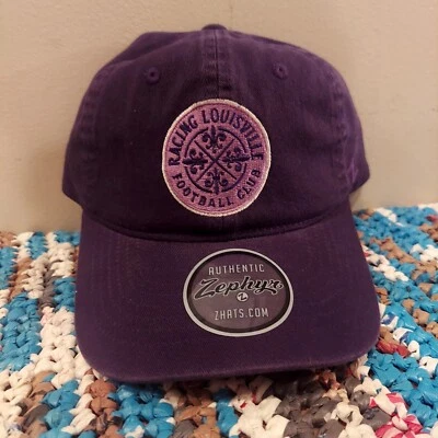 Purple Zhat Zephyr Louisville Racing Hat Cap Strap Back Adjustable NWT - Image 1 of 4