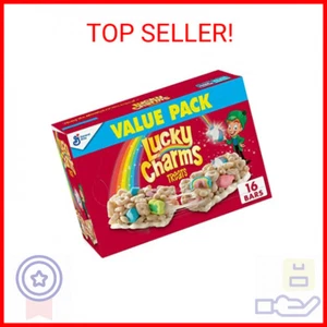 Lucky Charms Marshmallow Value Pack St. Patrick's Day Cereal Treat Bars - Picture 1 of 2
