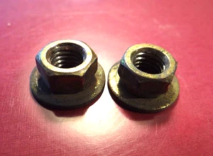 1989 - 2002 TOYOTA 4RUNNER , PICKUP FRONT WIPER ARM HEAD NUT QTY 2 OEM USED PAIR - Picture 1 of 2