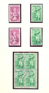 USA Scott 1932-33 Sports personalities singles, blocks, plate blocks - Picture 1 of 2