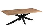 Mangoholz massiv Baumkantentisch Esszimmertisch Tisch Tree Top Spider 160 x 90cm