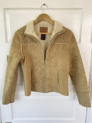 Ralph Lauren винтажный коричневый цветочный выстеганная 80-х искусственной замши куртка женский размер S - Изображение 1 из 4