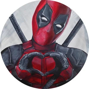 Tortenaufleger Deadpool 20 cm Durchmesser - Bild 1 von 1