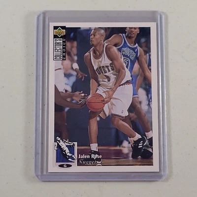 Jalen Rose Rookie Card 1994–95 Collectors Choice #238 Denver Nuggets NBA RC - Image 1 of 2