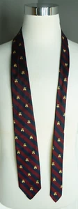 Vintage Brooks Brothers Makers Seidenkrawatte bestickt Allover, 57" lang x 3,25" mit USA - Bild 1 von 3