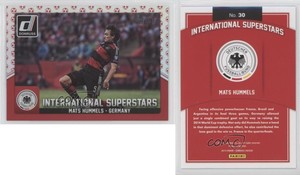 2015 Panini Donruss International Superstars Red Soccer Ball /49 Mats Hummels