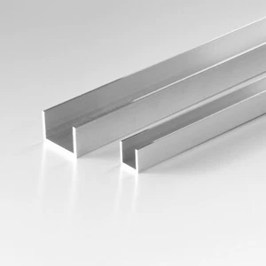 Aluminium U-Profil U-Schiene C-Profil C-Schiene Aluprofil Länge 100/200cm - Bild 1 von 4