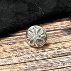 Authentische Chrome Hearts Kreuz Kugel Diamant Ohrringe 925 Silber mit...