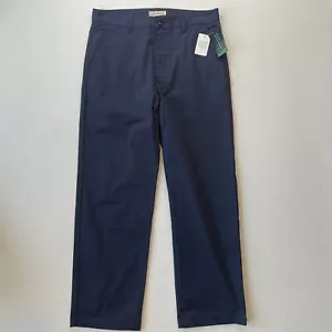 NEW Lucky Brand 34x30 Blue 119998 Coolmax Relaxed Straight Mens Chino Pants - Picture 1 of 9
