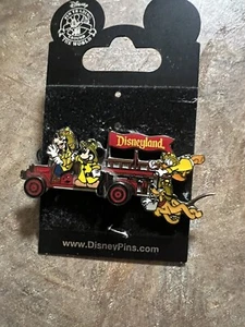 Disneyland 2002 Firetruck 3D Fab 4, Goofy, Mickey, Donald & Pluto Jumbo Pin - Picture 1 of 3
