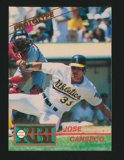 1992 Gold RBI PROTOTYPE Promo Card Jose Canseco #6P Oakland A's