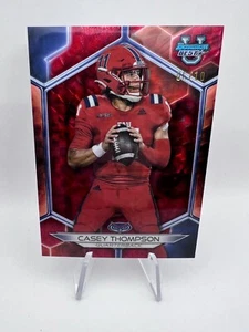 Casey Thompson - 2023 Bowman University Best #11 Red Geometric /10 FAU SSP - Bild 1 von 3