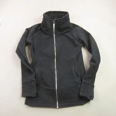 Lululemon Jacket Womens 8 Full Zip Long Sleeve Lightweight Black - Image 1 of 4