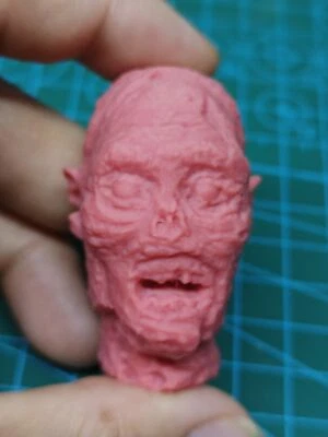 Cabeza de zombi Resident Evil 1:6 esculpida tallada para juguetes de cuerpo de figura masculina de 12" Foto 1 de 4