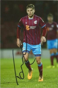 SCUNTHORPE: CONOR TOWNSEND SIGNED 6x4 ACTION PHOTO+COA - Picture 1 of 1