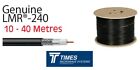 Lmr-240 Times Microwave Coaxial 50 Ohm Low Loss Coax Cable Radio Lmr 10-40Metres