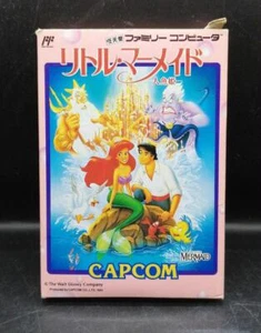 Capcom The Little Mermaid CAP-3U Nintendo Famicom Cassette 1991 Vintage Japan - Picture 1 of 8