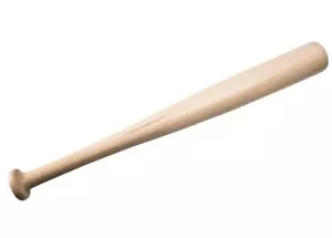 Bate de béisbol de madera de alta resistencia 24" para niños, niños, deportes al aire libre diversión 62 cm - Imagen 1 de 3