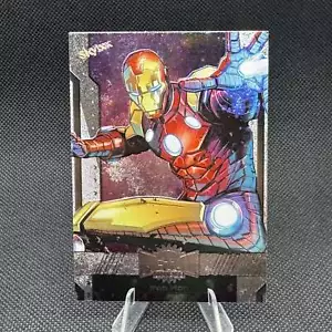 IRON MAN 2024 Skybox Marvel Metal Universe Avengers #97 - Foto 1 di 2