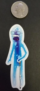 rick and morty sticker *** dr xenon bloom sticker *** cartoon sticker - Imagen 1 de 1