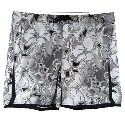 Nike Floral Swim Trunks Board Shorts Drawstring XL - Image 1 of 4
