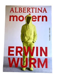 Póster moderno Erwin Wurm Albertina 2024-2025 - Imagen 1 de 5